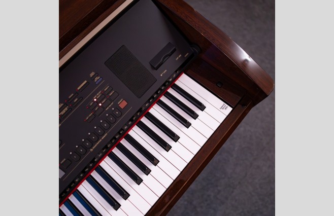 Used Yamaha CVP309 Polished Mahogany Digital Piano Complete Package (SN:GBRCLY01014) - Image 9
